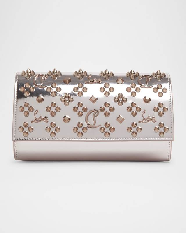 Paloma Loubinthesky Metallic Wallet on Chain